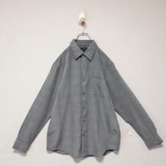 【くすみカラー・チェック柄】古着・グッドカラー・長袖シャツ・1814