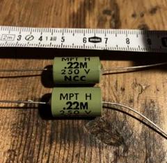 米国SANGAMOコンデンサー２個 米国SANGAMOコンデンサー2個 オーディオ機器