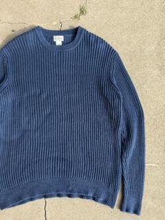 シルエット◎ l.l.bean cotton knit vintage usa