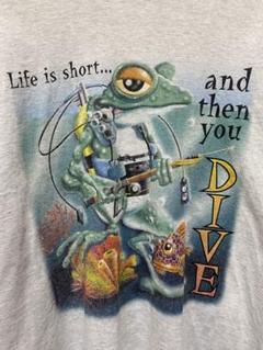 メキシコ製　90s 00s グットプリント　デザイン　カエル　Tシャツ