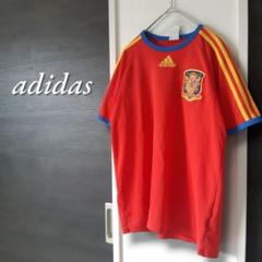 adidas スペイン代表 ワールドカップ ゲームシャツ センターロゴ