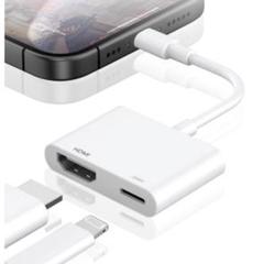 Lightning HDMI変換ケーブル iPhone 1080PフルHD