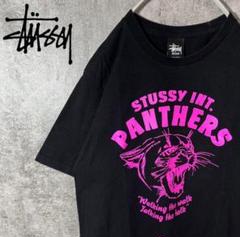 [大人気] ステューシー　Tシャツ　パンサー　豹　レアプリント　存在感◎ レア