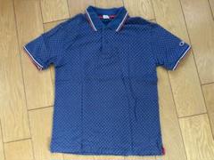 チャンピオン ネイビー ドット柄 ポロシャツ X-LARGE - メルカリ