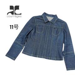 courrèges 美品　レア　ロゴジャケット　Gジャン　スカート　セットアップ courrèges 美品 レア ロゴジャケット Gジャン スカート セットアップ