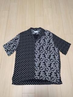 [RHUDE] リネン 半袖シャツ オールドレピアリネンシームレス半袖オーバーシャツ （白