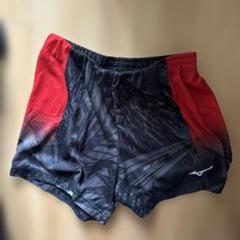 Mizuno バレーボールパンツ XL ブラック/レッド - メルカリ