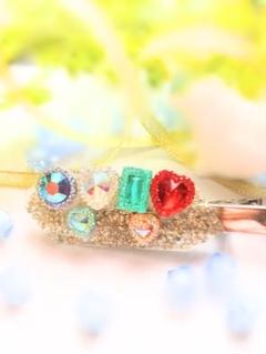 バレッタ　ハンドメイド