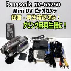 MiniDVのダビングに最適＿ パナソニックビデオカメラNV-GS120K miniDVのダビングに Panasonic ビデオカメラ NV-GS55 - メルカリ