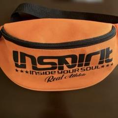 値下げ　美品　inspirit ボディバッグ 蛍光オレンジ