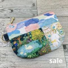 22fabric/パッチワークポーチ/ハンドメイド/②