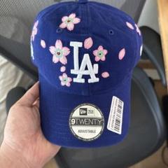 NEW ERA 9FIFTY ネイビー村上 隆氏コラボ 桜刺繍キャップ 限定品】村上隆×大谷翔平×ニューエラ コラボ 桜 LAドジャース