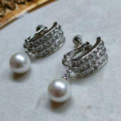 BR87　SILVER　イヤリング