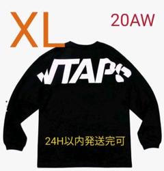 【XL】WTAPS STENCIL L/S ロンT BLACK