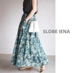 【極美品】IENA フレアスカート　ロング　Sサイズ　花柄　総柄　ドット柄 セール】花柄ロングフレアスカート（スカート）｜N.s（エヌ