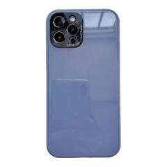iphone7/8/SE ケース　　ガラスケース　紫