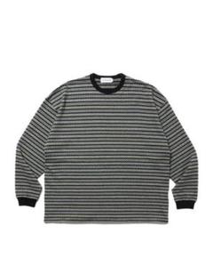 COOTIE クーティーJACQUARD BORDER L/S T TEE黒XL COOTIE PRODUCTIONS / Jacquard Border L/S Tee 通販 正規代理店