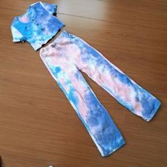 SHEIN タイダイ柄　セットアップ 10Y 140㎝　ダンス衣装
