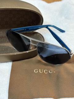 GUCCI サングラス カラーレンズ ブルー（青）系 GUCCI(グッチ) アイウェア(メンズ