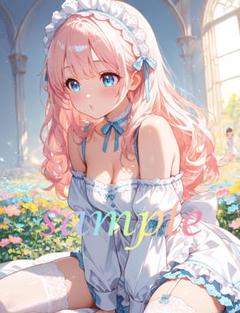 c016 美少女 かわいい イラスト 下着 コスプレ セクシー A4ポスター