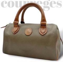 Courreges ✨希少 美品✨ カデナ ボストンバッグ 2way 金 金具