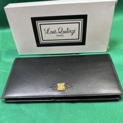 Louis Quatorze 黒 レザー 二つ折り財布 ルイ•カトーズ パース
