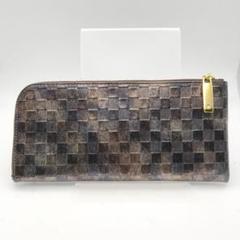 ほぼ未使用　リベルテ　長財布　財布　ウォレット　L字ファスナー　ブロンズ