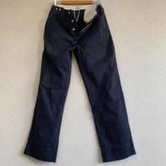 UNION MADE Lee ビンテージ トラウザー ネイビーxホワイトドット