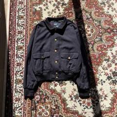 90s Polo Ralph Lauren 金ボタン ウール ブルゾン M 短丈