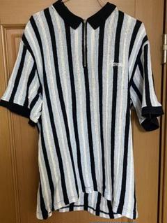 supreme Open Knit Stripe Zip Polo Mサイズ Supreme Open Knit Stripe Zip Polo Mサイズ メンズ
