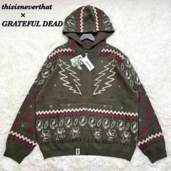 【THISISNEVERTHAT】GD ライトニングパーカー ブルーヘザーグ GD-Dancing-Bears-Hoodie-