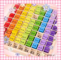 木製算数教育玩具 掛け算学習用