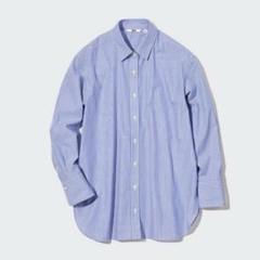 UNIQLO コットンストライプシャツ(長袖)