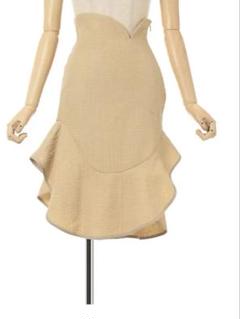 【新品未使用】Grain Finish Asymmetric Skirt