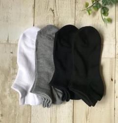 ♡シンプル♡レディース♡フィット♡ショートソックス♡無地♡4色♡靴下♡新品♡
