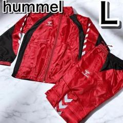 hummel ウィンドブレーカー L 赤 レッド ヒュンメル ウインドブレーカー hummel ヒュンメル ウインドブレーカージャケット(レッド