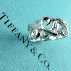 ★SALE★【TIFFANY&Co.】トリプル　ハート　コンビ　バングル　987 ☆SALE☆【ティファニー】ラビングハート トリプル 10号 2280