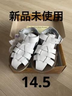 新品未使用 ソルトウォーター 白 サンダル 14.5
