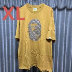 ape bape エイプ　モノグラムTシャツ　XL ブラウン