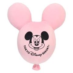 ディズニー　東京ディズニーリゾート　ミッキーバルーン　クッション　ピンク