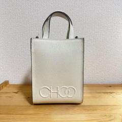 【JIMMY CHOO】CHOOロゴ ミニトートバッグ ショルダーバッグ
