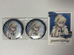 終わりのセラフ　カプセル缶バッジ　原画展　agf ホログラム缶バッジ　クルル 終わりのセラフ WIT STUDIO 原画 缶バッジ レア クルル