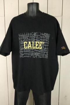 【新品】☆CALEE×OVERLAND:リフレクター スパイダーウェブ Tシャツ 新品】☆CALEE×OVERLAND:リフレクター スパイダーウェブ T