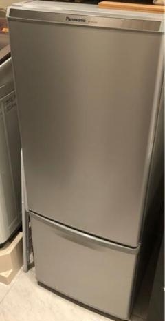 【中古】Panasonic 冷蔵庫 168L 単身向け ※送料込み