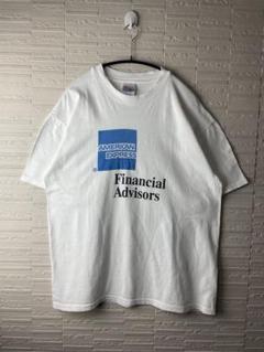 90s USA製ヴィンテージ　AMEX アメリカンエクスプレス　企業ロゴTシャツ