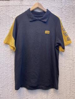 【冬バーゲン★】 80s NIKE ポロシャツ カマボコ 紺タグ Tシャツ IOWA カレッジ トップス