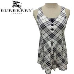 BURBERRY バーバリー　チェック柄 ノースリーブ チュニック 36 バーバリーブルーレーベル BURBERRY BLUE LABEL チュニック