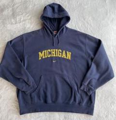 【XXLサイズ】NIKE ナイキ　MICHIGAN ミシガン　パーカー　古着 XXLサイズ】NIKE ナイキ MICHIGAN ミシガン パーカー 古着