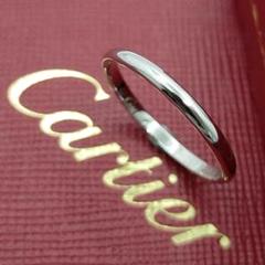 証明書有☆【Cartier】１８９５　プラチナ　リング　１６号　1829 証明書有☆【Cartier】1895 プラチナ リング 16号 1829