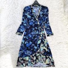 BCBGMAXAZRIA KYLIE ワンピース シフォン ガウン カシュクール
